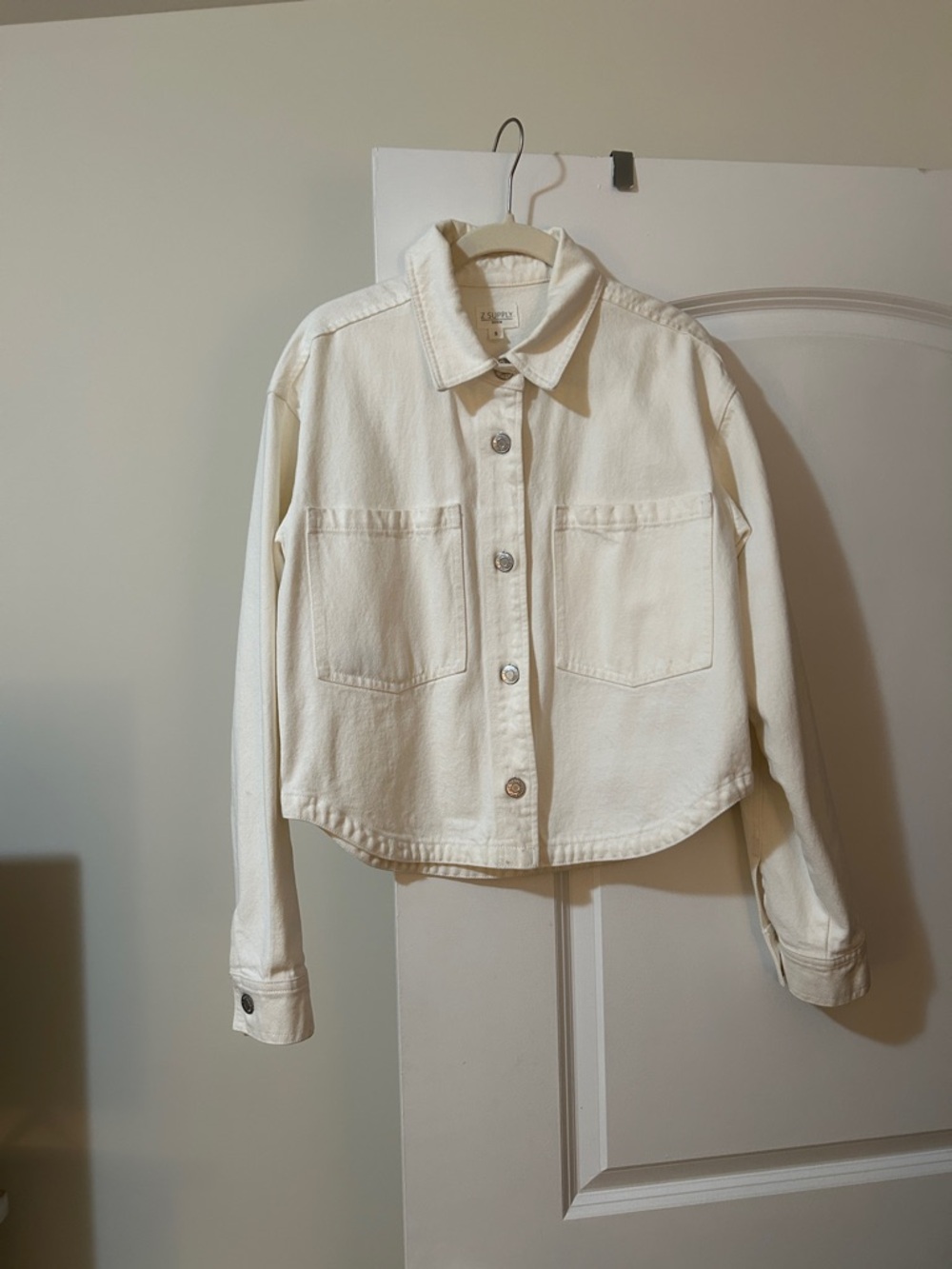 Supply cream denim jacket
